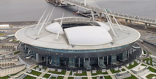 Stade Krestovski de Saint-Pétersbourg Euro football 2021