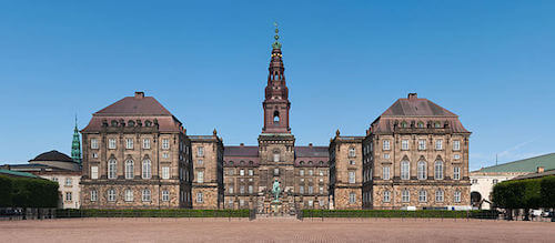 Château de Christiansborg de Copenhague au Danemark