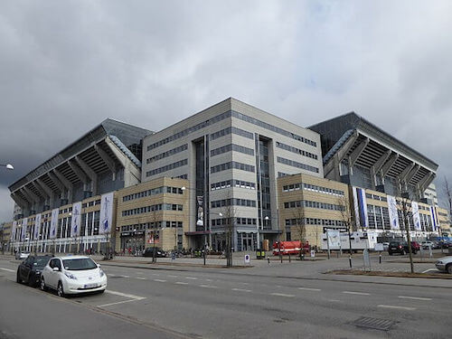 Lieu Euro 2021 : Stade Telia Parken de Copenhague