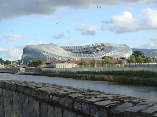 Euro 2021 : le stade irlandais Aviva Stadium de Dublin