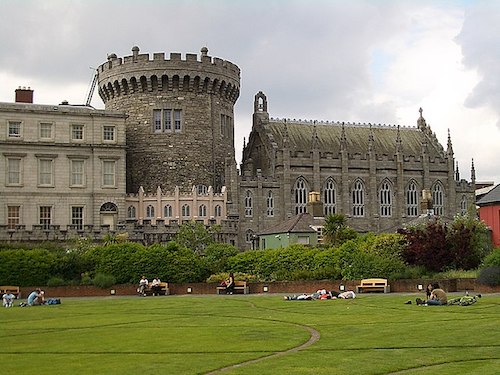 Le chateau irlandais Dublin Castle 