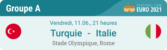 match groupe a euro 2021 turquie vs italie