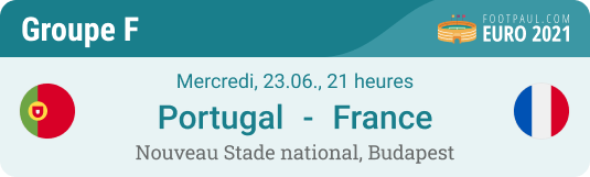 match groupe f euro 2021 portugal vs france