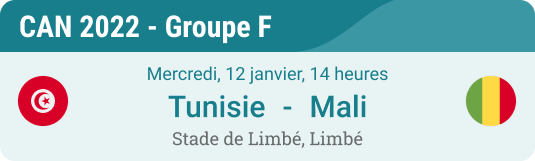 prédiction match CAN 2022 Tunisie vs Mali