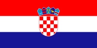 Drapeau pays Croatie