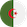 drapeau rond Algérie foot