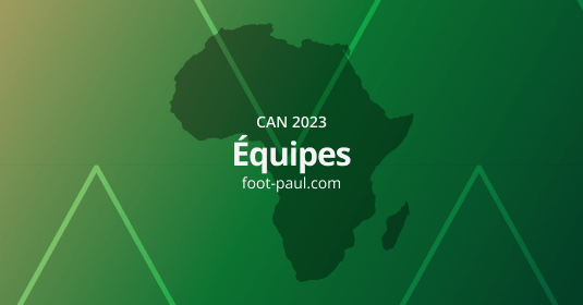 Équipes qualifiées CAN 2023 en Côte d'Ivoire
