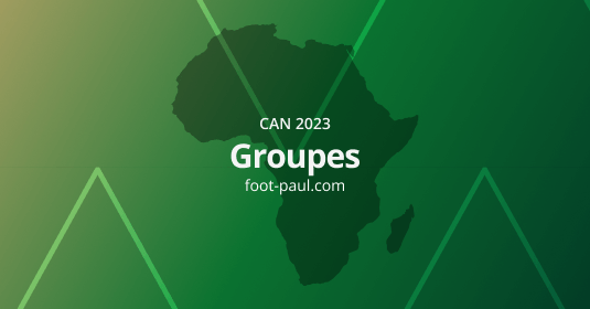 Groupes Coupe d'Afrique des Nations 2024