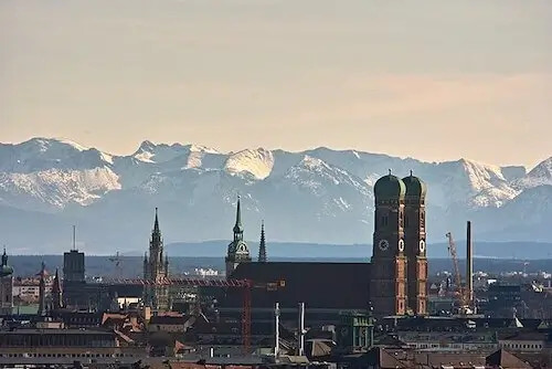 Panorama sur la ville de Munich